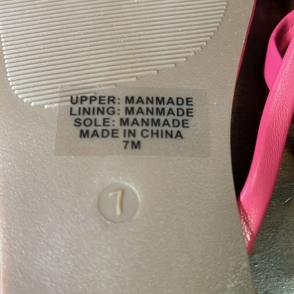 Loft Women’s Modern pink Flip Flops sz 7 - Picture 6 of 8
